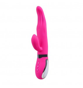 WANLE Charming Tongue Warming Swinging Vibrator (Chargeable - Red Rose)